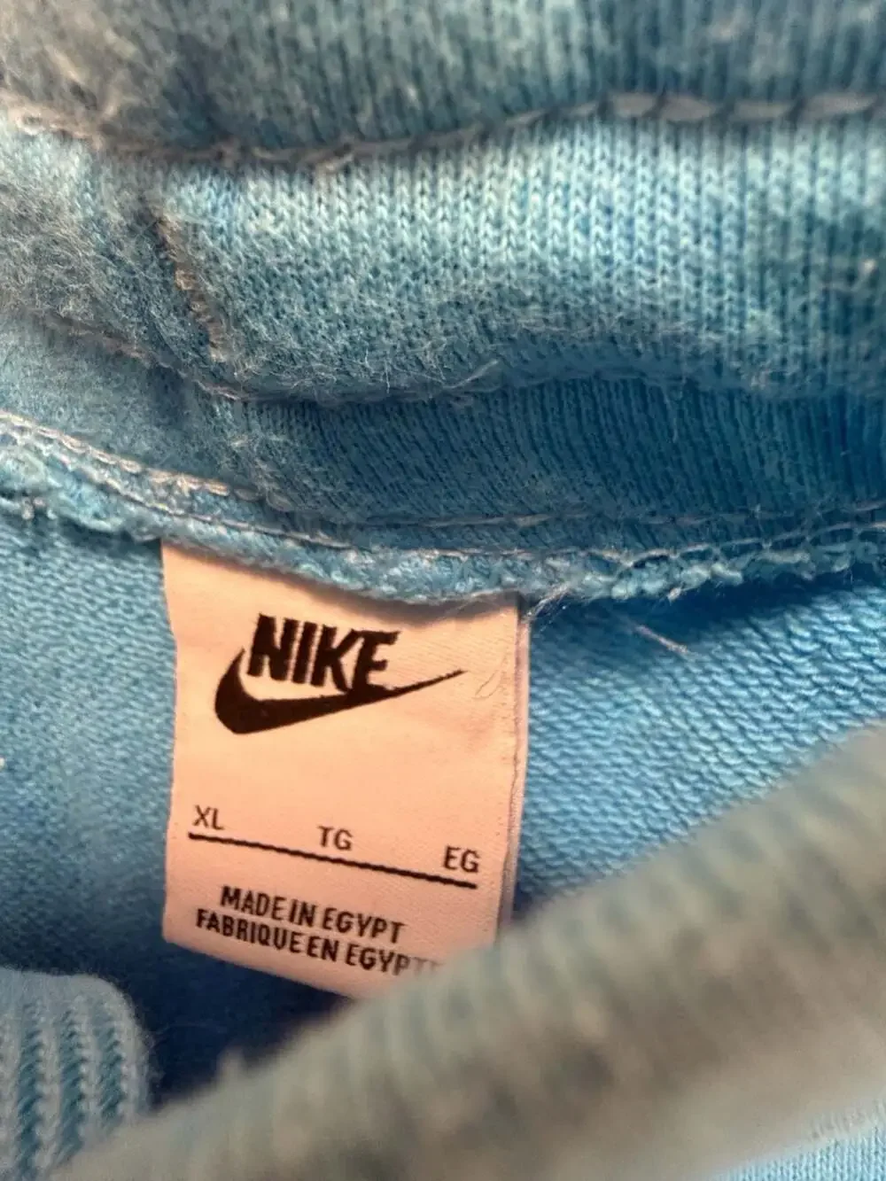 Nike Sportswear Club Fleece French Terry Joggers Bright Blue Size XL